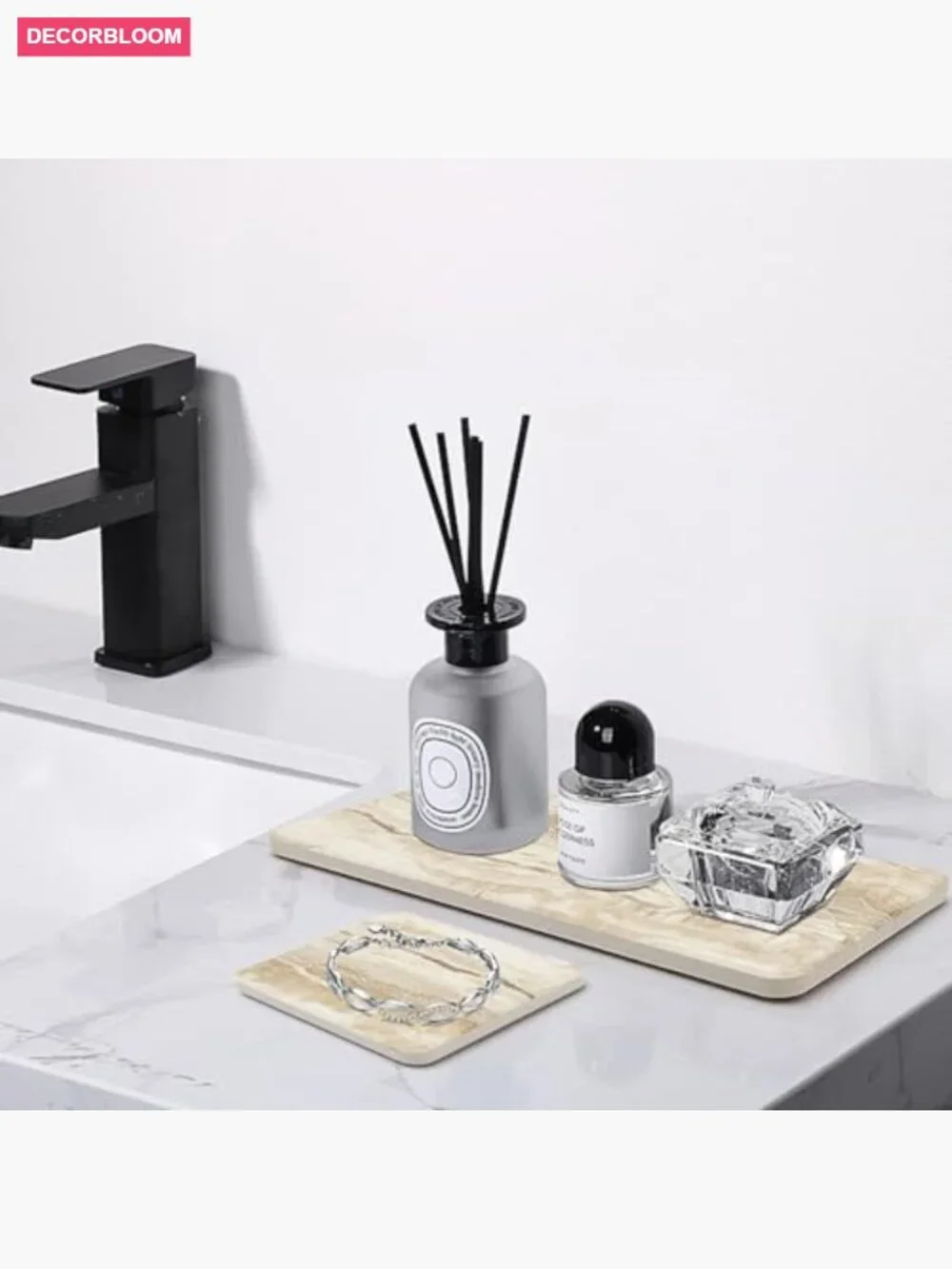 Set of 4 Quick Dry Diatomite Kitchen Sink Soap Tray Coasters